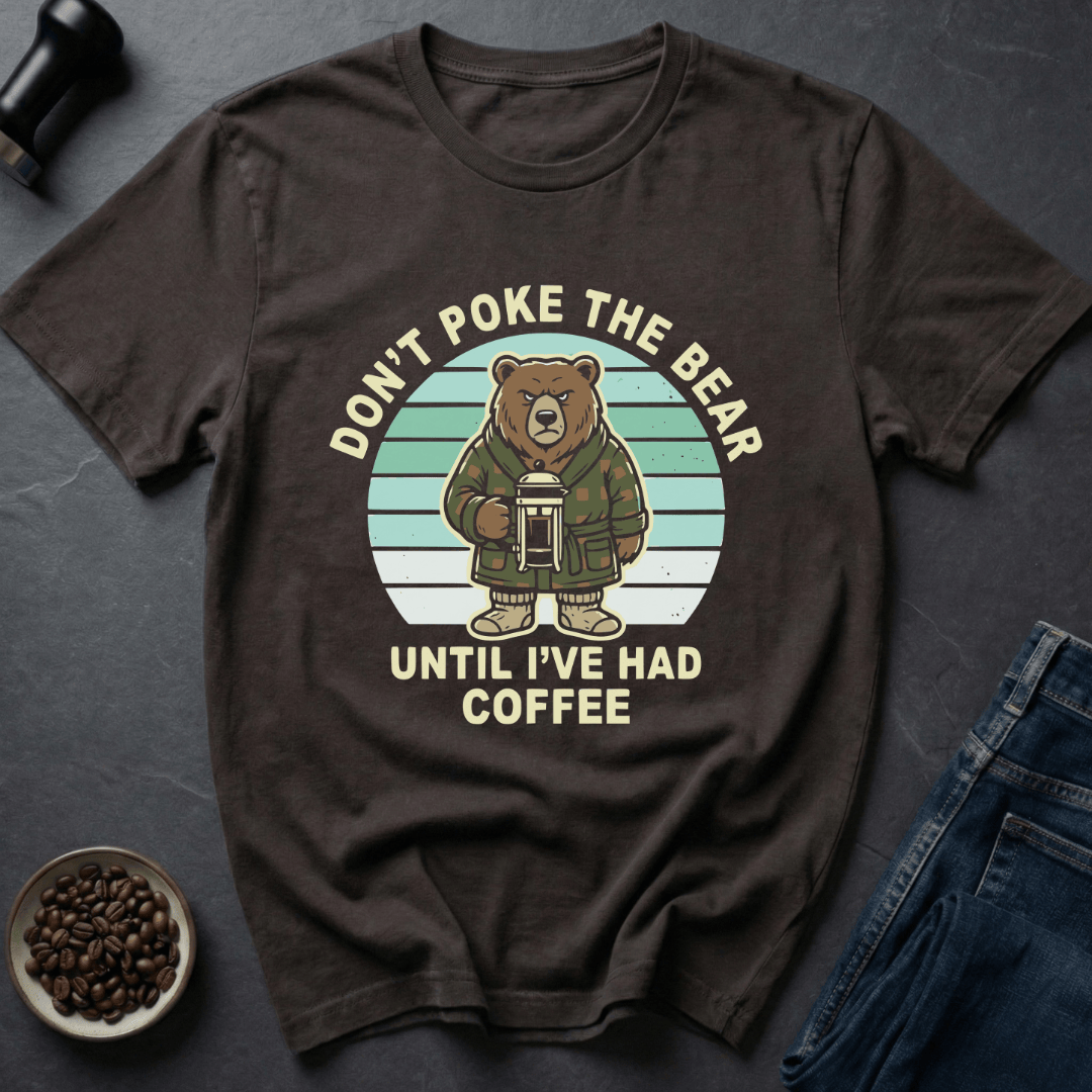 Coffee graphic Coffee Bear T-Shirt in by Caffeine Dept