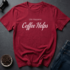 Coffee graphic Therapy In Cup T-Shirt in by Caffeine Dept