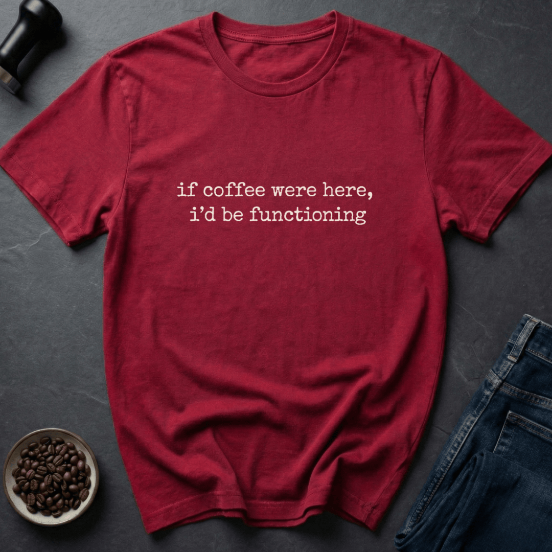 Coffee graphic Coffee Missing T-Shirt in by Caffeine Dept