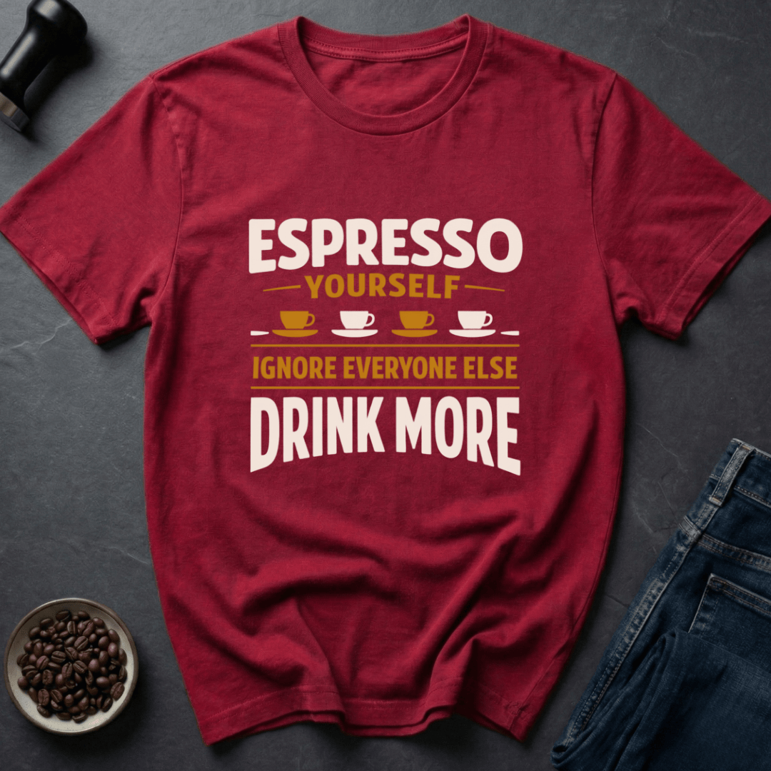 Coffee graphic Coffee Attitude T-Shirt in by Caffeine Dept