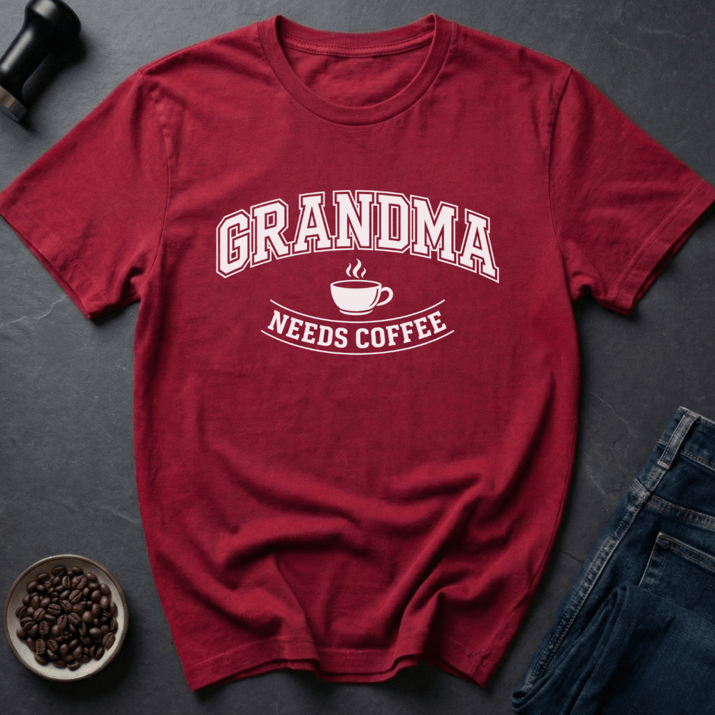 Coffee graphic Grandma Coffee T-Shirt in by Caffeine Dept