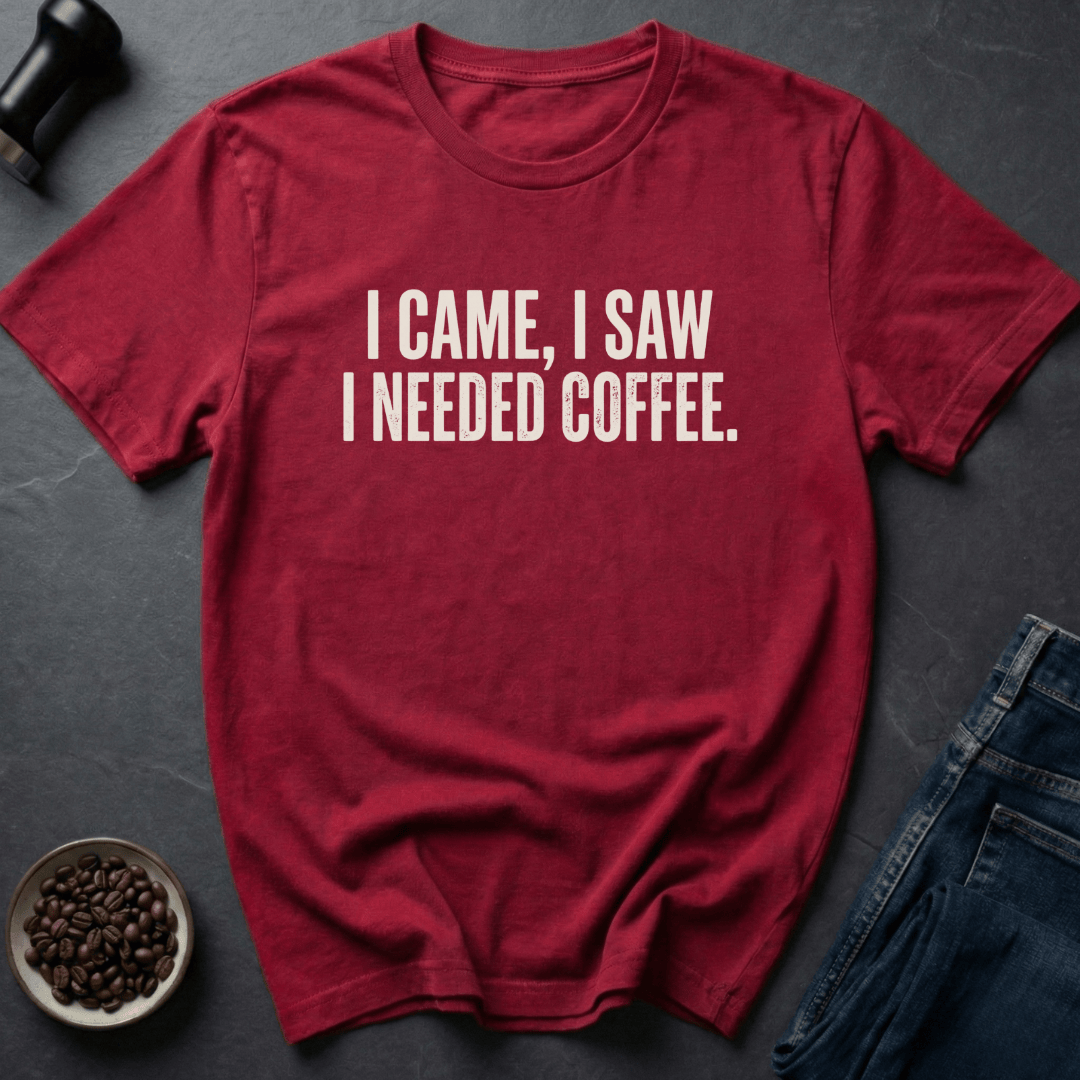 Coffee graphic Coffee Needed T-Shirt in by Caffeine Dept