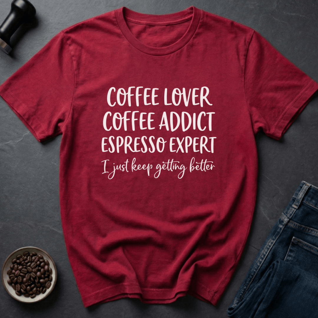 Coffee graphic Bean Boss T-Shirt in by Caffeine Dept