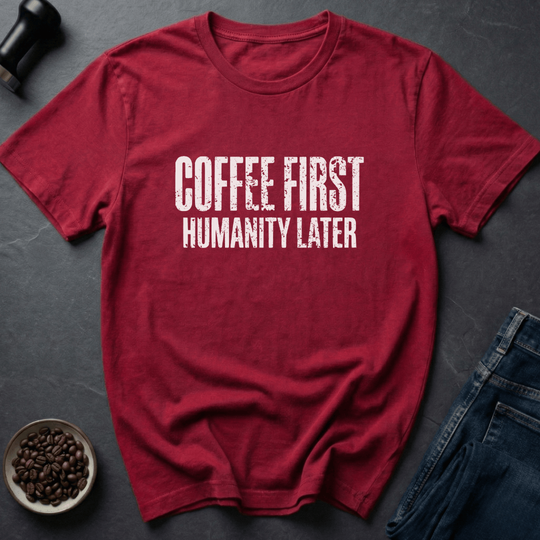 Coffee graphic Coffee Priority T-Shirt in by Caffeine Dept