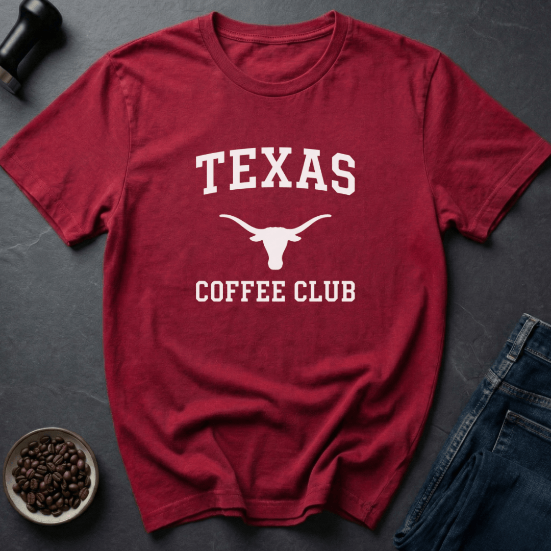 Coffee graphic Cowboy Roast T-Shirt in by Caffeine Dept