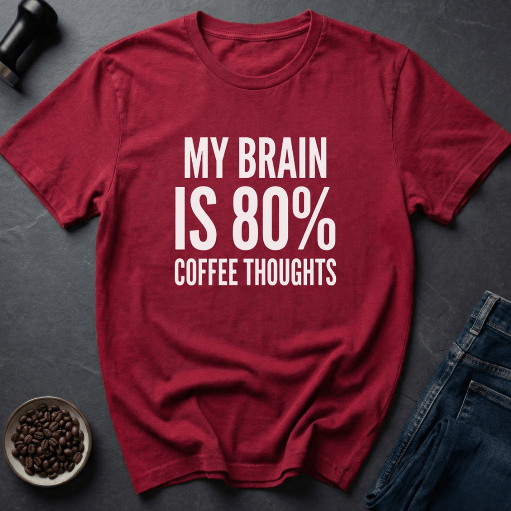 Coffee graphic Bean Powered T-Shirt in by Caffeine Dept