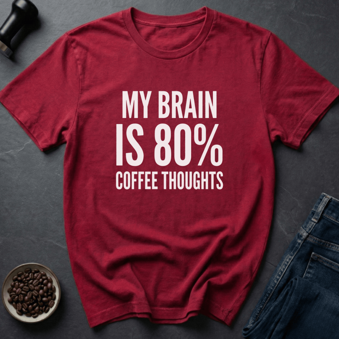 Coffee graphic Bean Powered T-Shirt in by Caffeine Dept