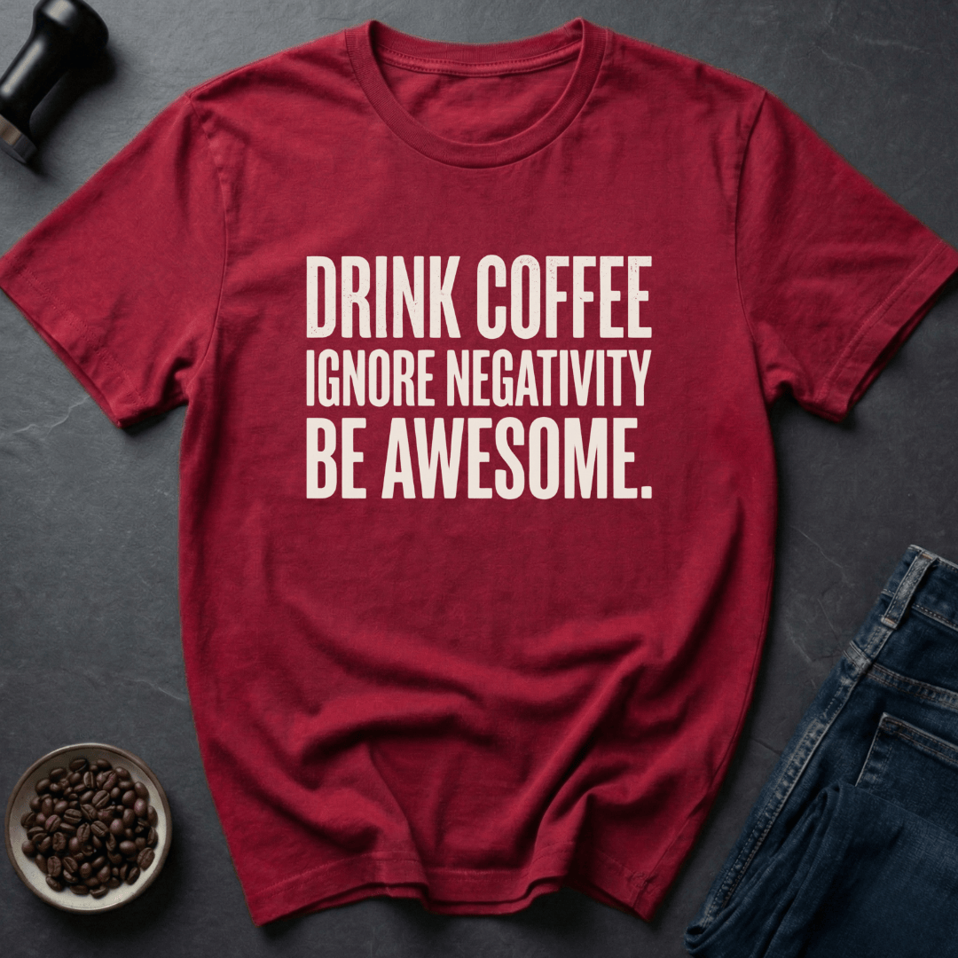 Coffee graphic Coffee Positivity T-Shirt in by Caffeine Dept