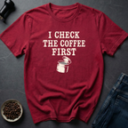 Priorities Checked T-Shirt