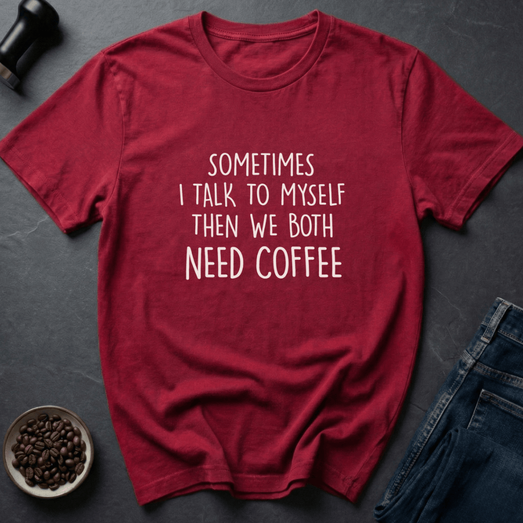Coffee graphic Coffee Talk T-Shirt in by Caffeine Dept