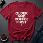 Coffee graphic Older Fuel T-Shirt in by Caffeine Dept