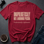 Coffee graphic Not Morning T-Shirt in by Caffeine Dept