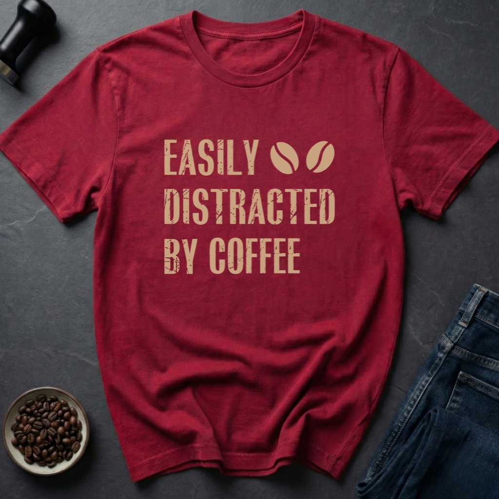 Distracted Coffee T-shirt