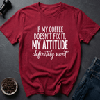 Coffee graphic Caffeine First T-Shirt in by Caffeine Dept