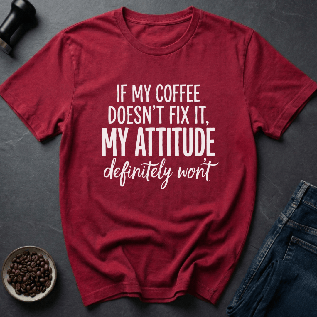Coffee graphic Caffeine First T-Shirt in by Caffeine Dept