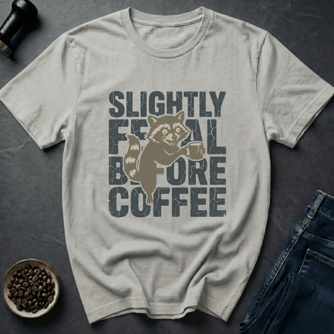Coffee graphic Feral Coffee T-Shirt in by Caffeine Dept