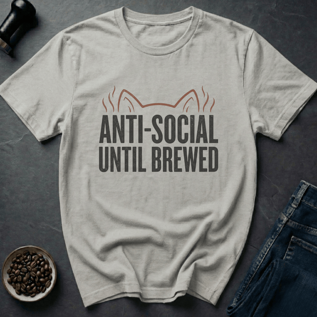 Coffee graphic Brew First T-Shirt in by Caffeine Dept