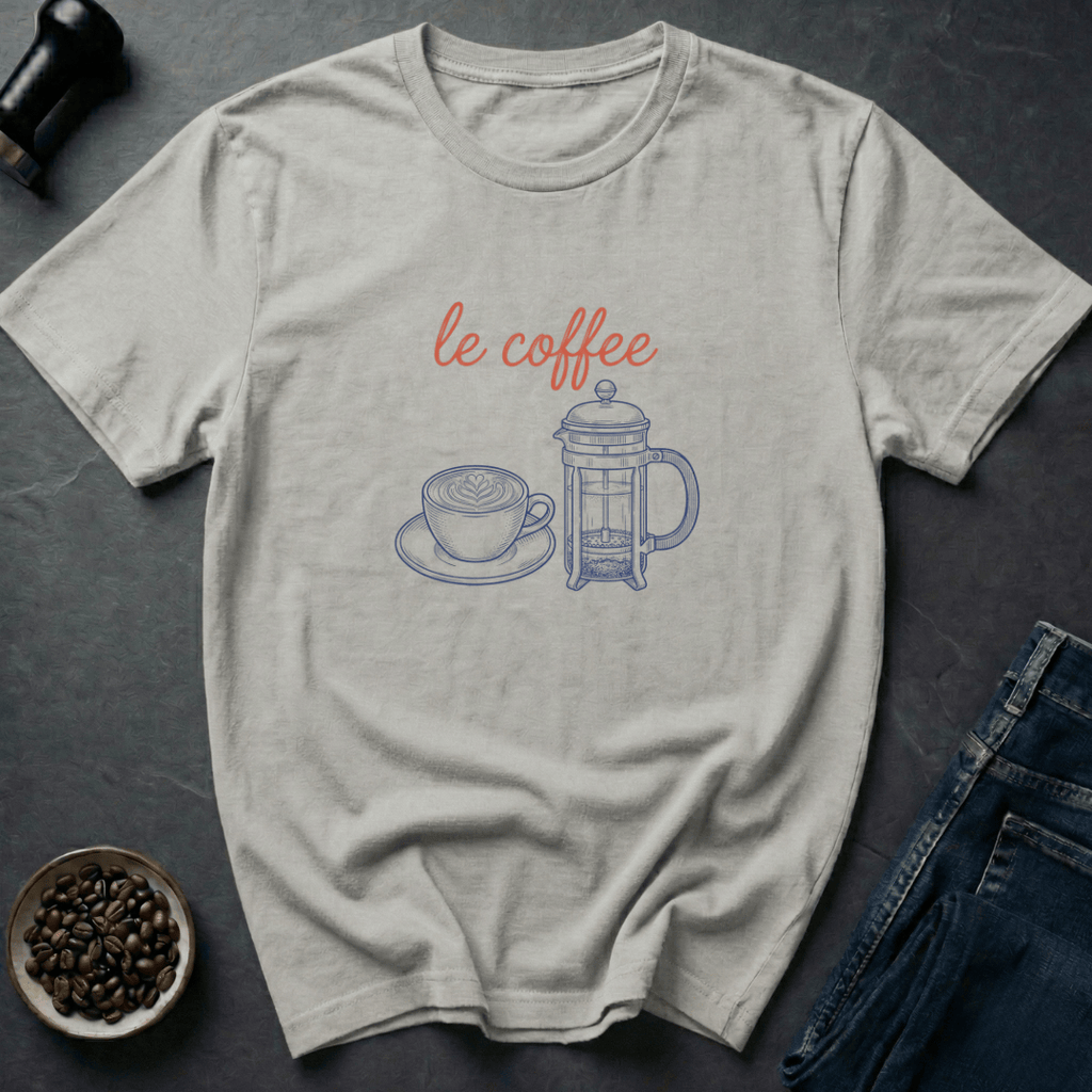 Coffee graphic Café Mood T-Shirt in by Caffeine Dept