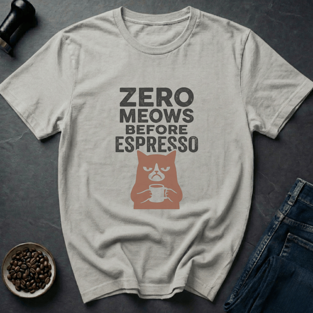 Coffee graphic Espresso Cat T-Shirt in by Caffeine Dept
