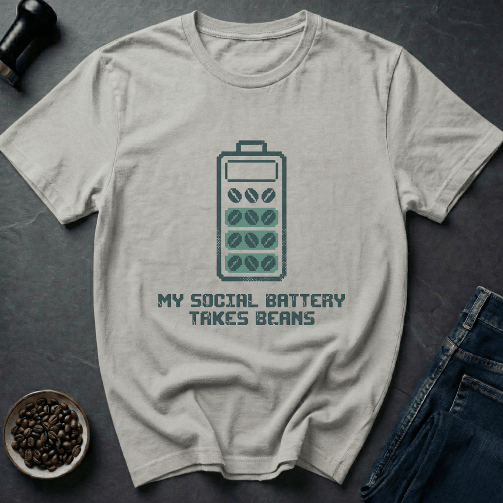 Coffee graphic Caffeine Charge T-Shirt in by Caffeine Dept