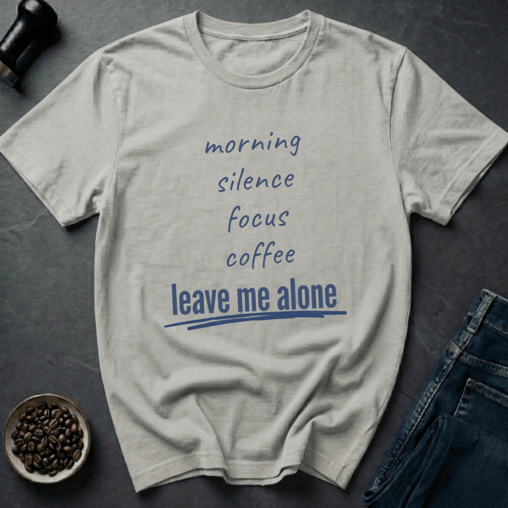 Coffee graphic Morning Mode T-Shirt in by Caffeine Dept