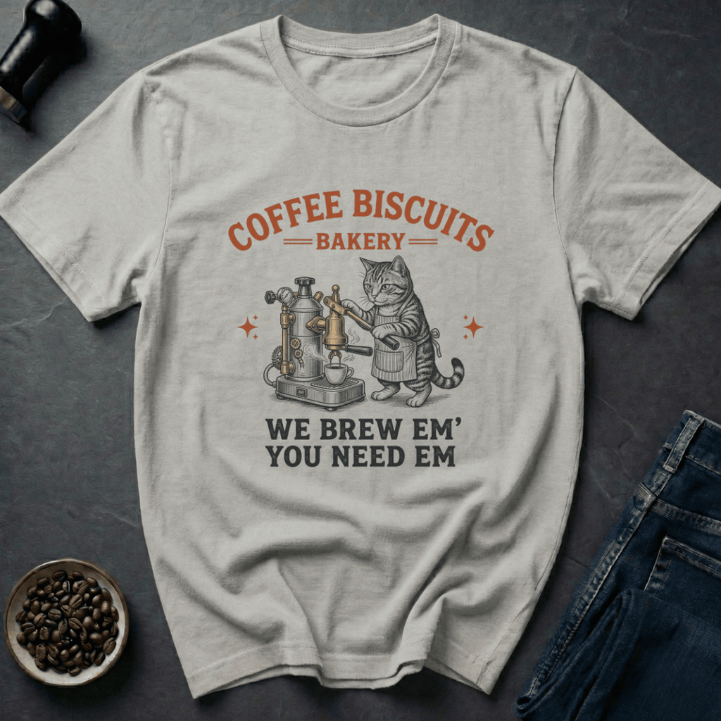 Coffee graphic Brew Boss T-Shirt in by Caffeine Dept