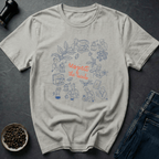 Coffee graphic Respect Locals T-Shirt in by Caffeine Dept