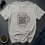 Coffee graphic Scan Coffee T-Shirt in by Caffeine Dept
