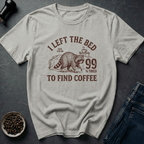 Coffee graphic Bed Escapee T-Shirt in by Caffeine Dept