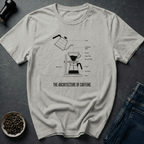 Coffee graphic Architecture Caffeine T-Shirt in by Caffeine Dept