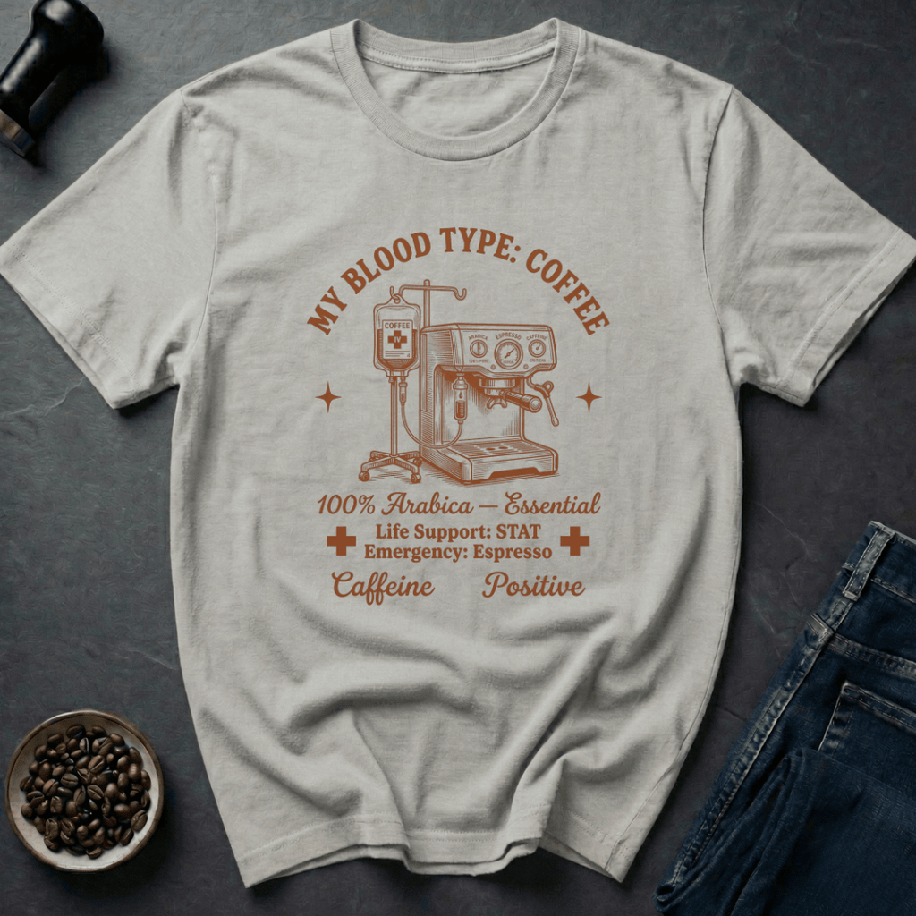 Coffee graphic Coffee IV T-Shirt in by Caffeine Dept