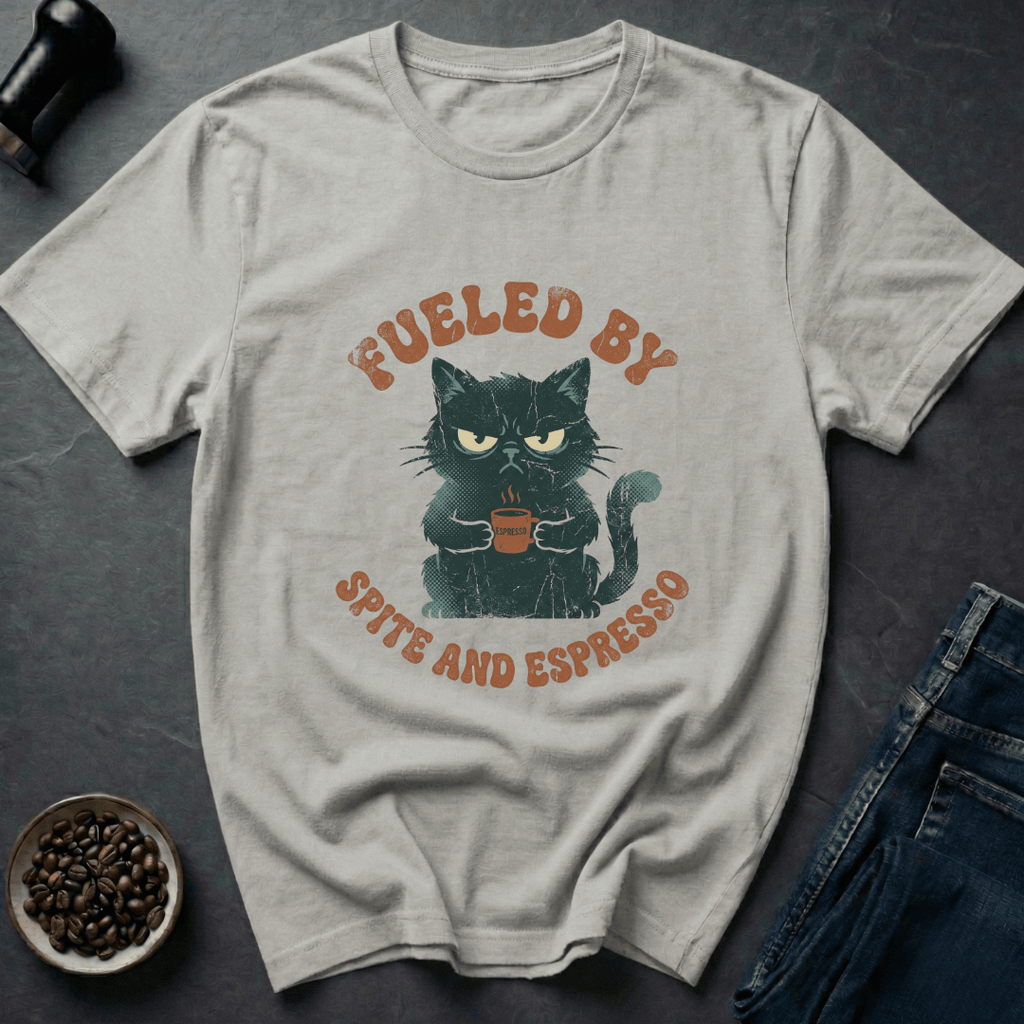 Coffee graphic Grumpy Espresso T-Shirt in by Caffeine Dept