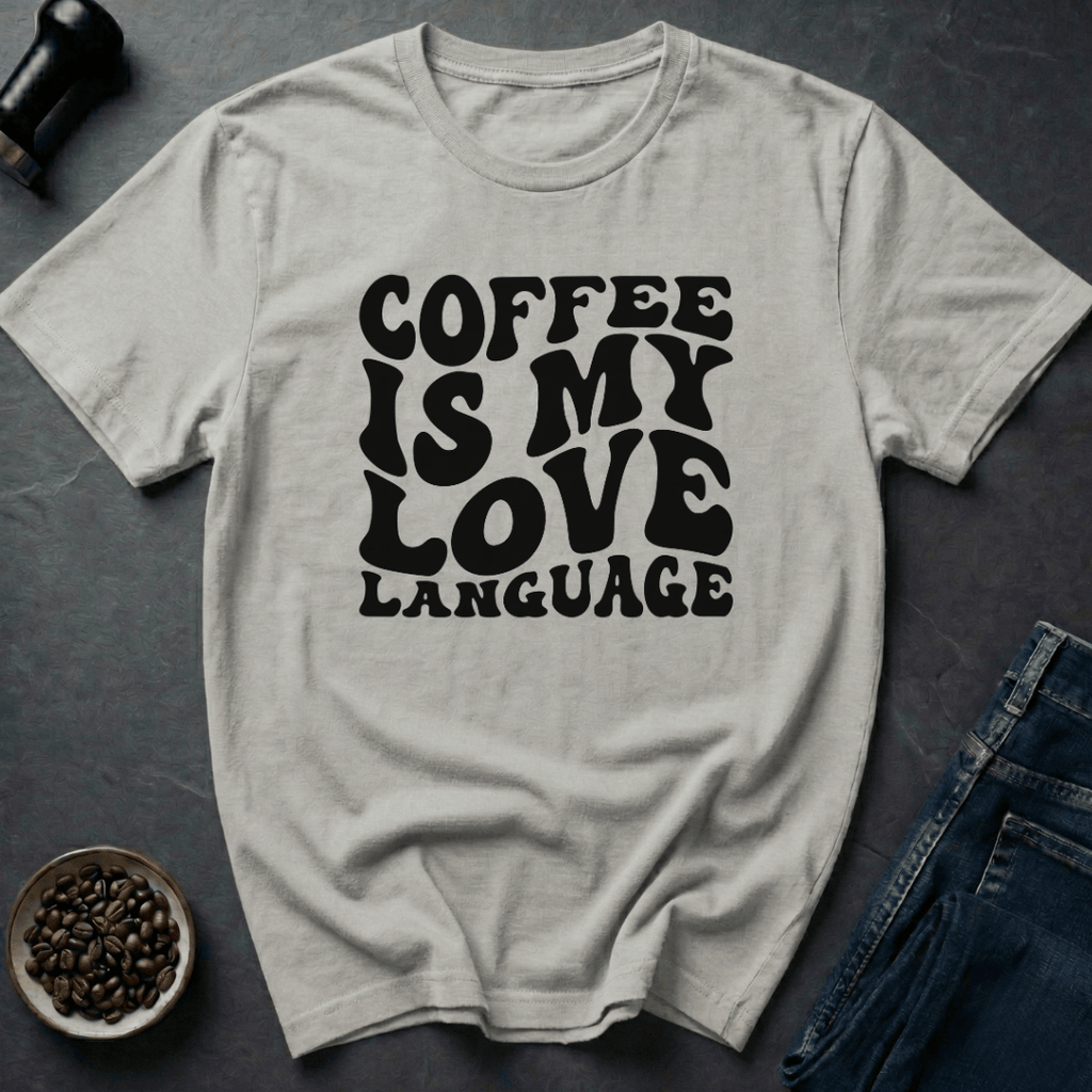 Coffee graphic Coffee is my Love... T-Shirt in by Caffeine Dept