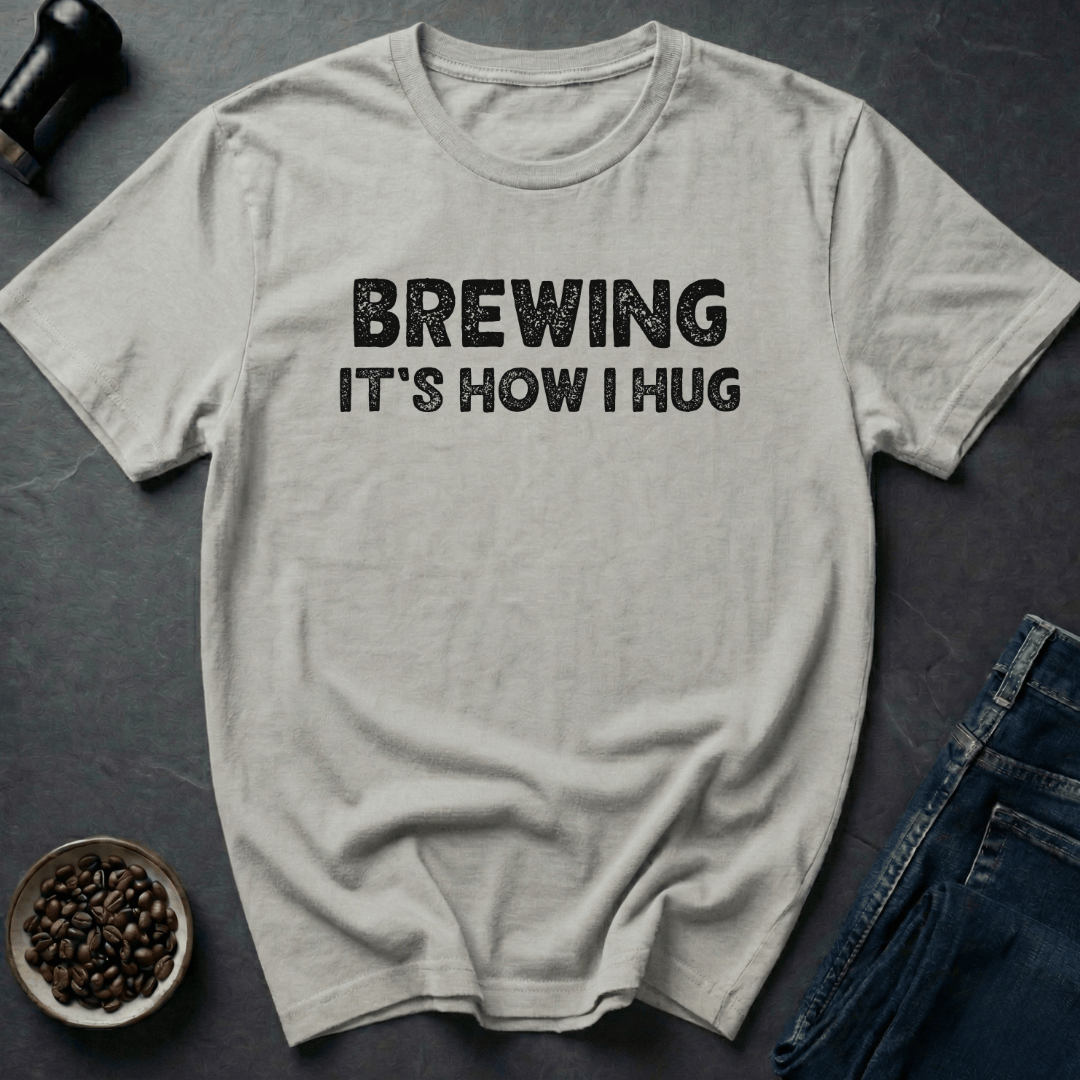 Coffee graphic Brewing T-Shirt in by Caffeine Dept