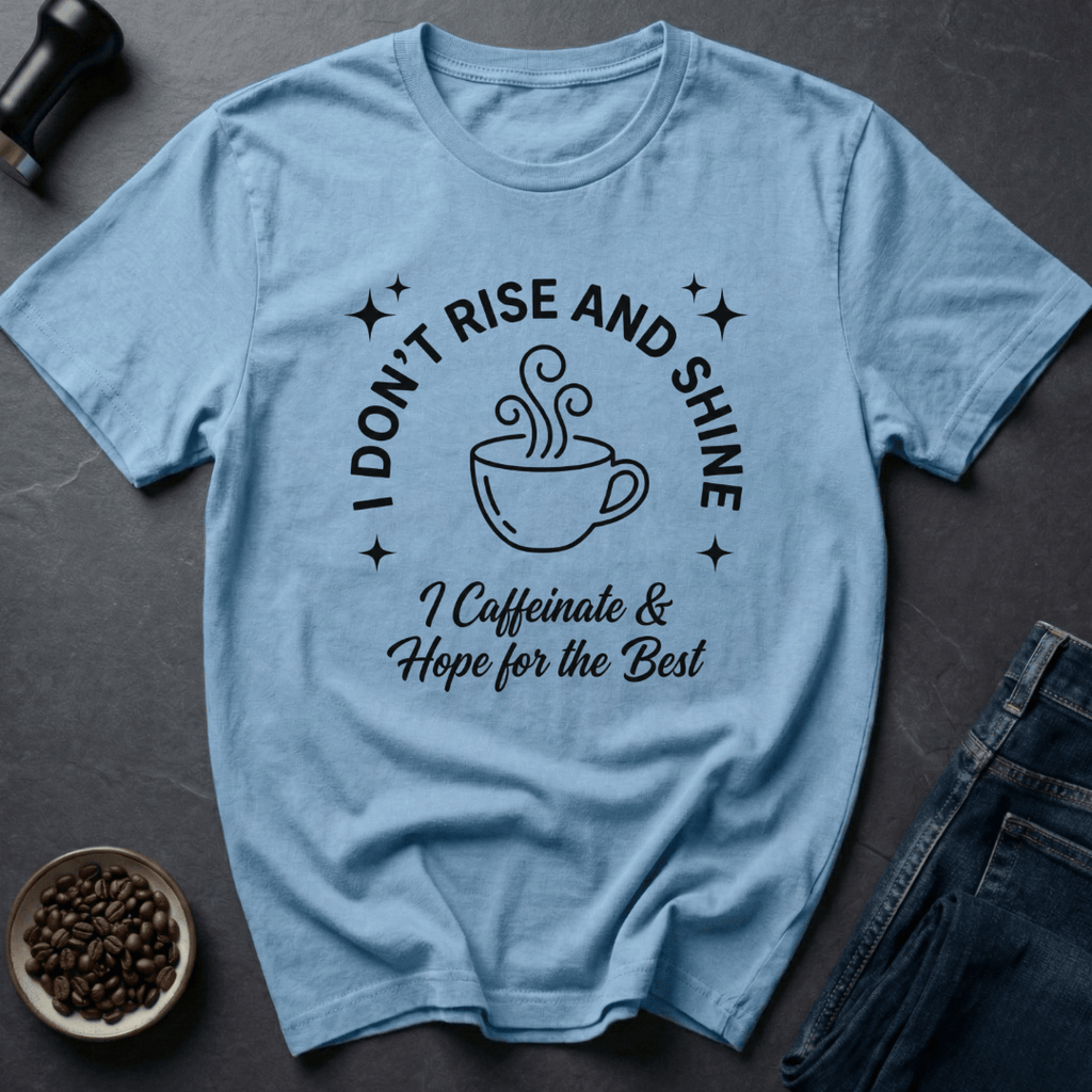 Coffee graphic Daily Coffee T-Shirt in by Caffeine Dept