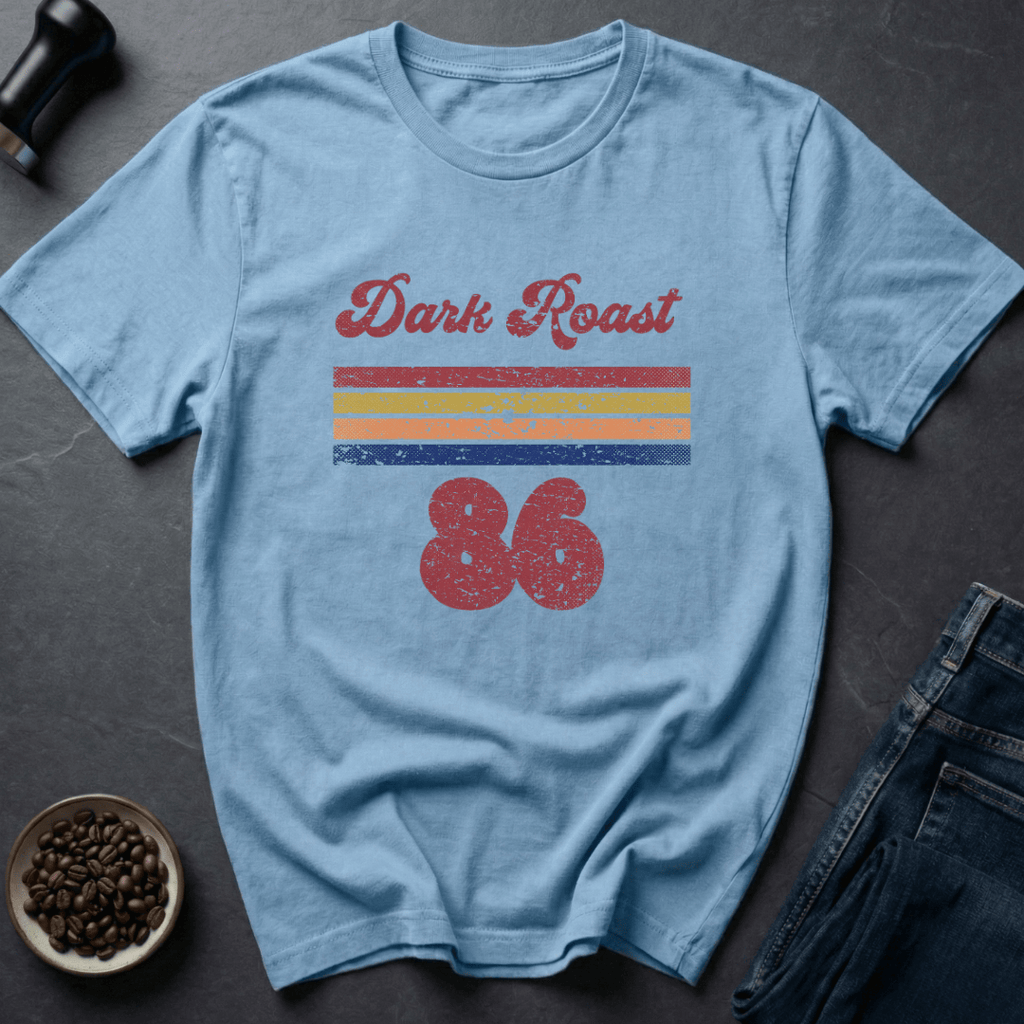 Coffee graphic Dark Roast T-Shirt in by Caffeine Dept
