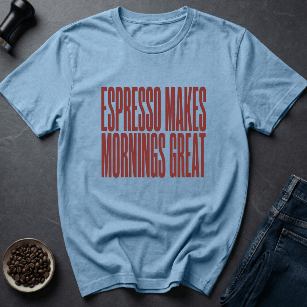 Coffee graphic Morning Fix T-Shirt in by Caffeine Dept