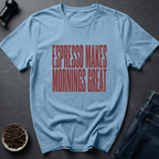 Coffee graphic Morning Fix T-Shirt in by Caffeine Dept