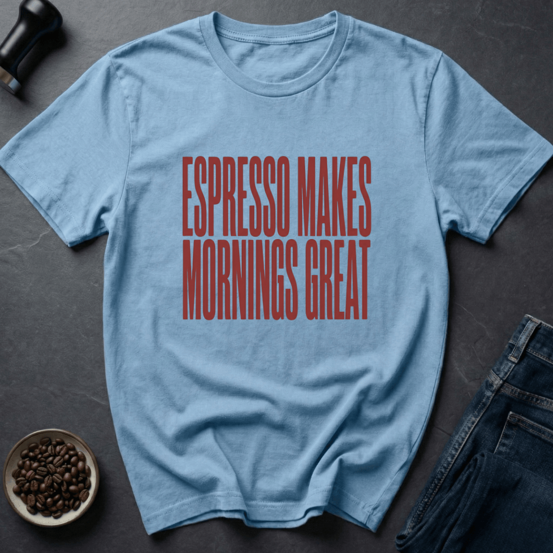 Coffee graphic Morning Fix T-Shirt in by Caffeine Dept
