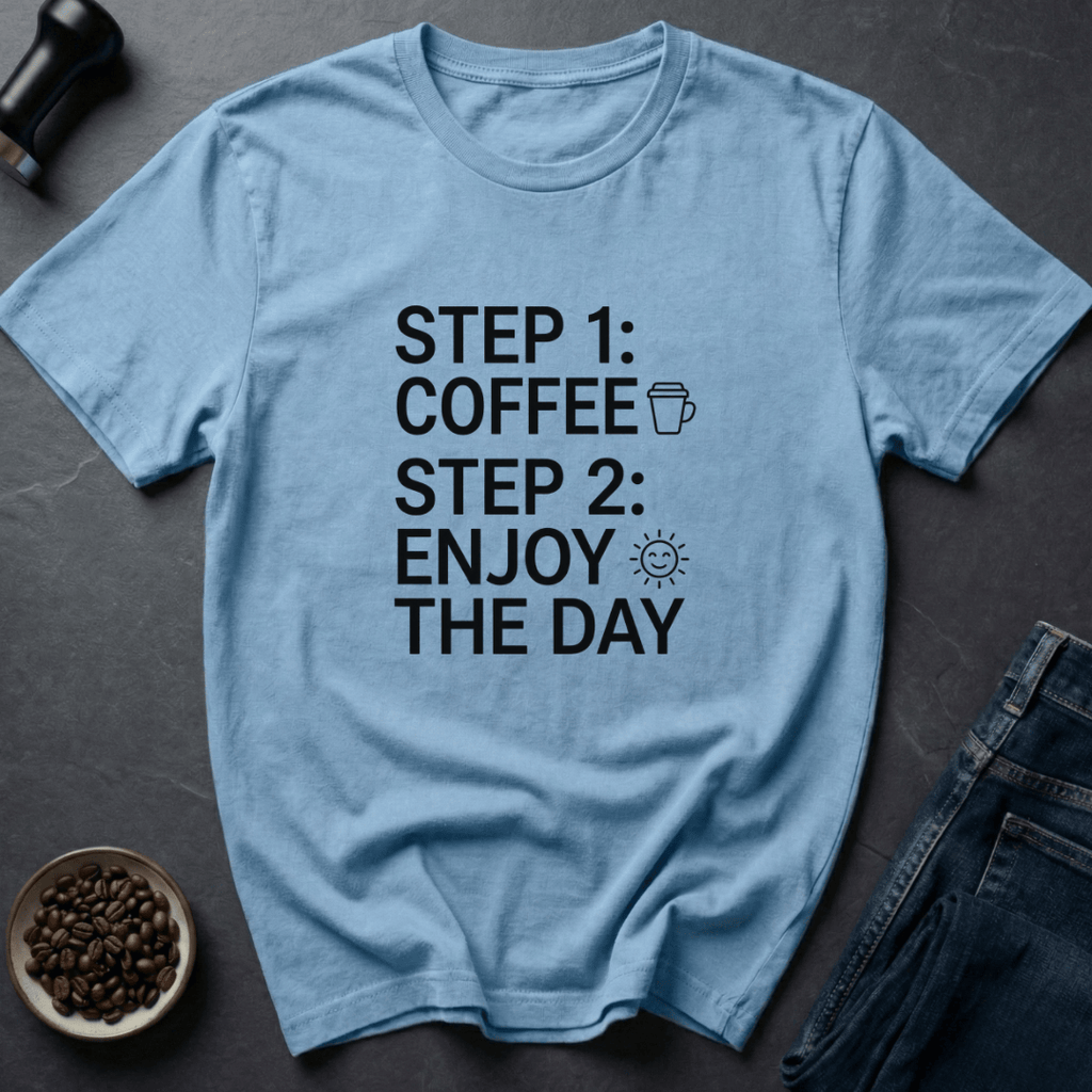 Coffee graphic Daily Brew T-Shirt in by Caffeine Dept
