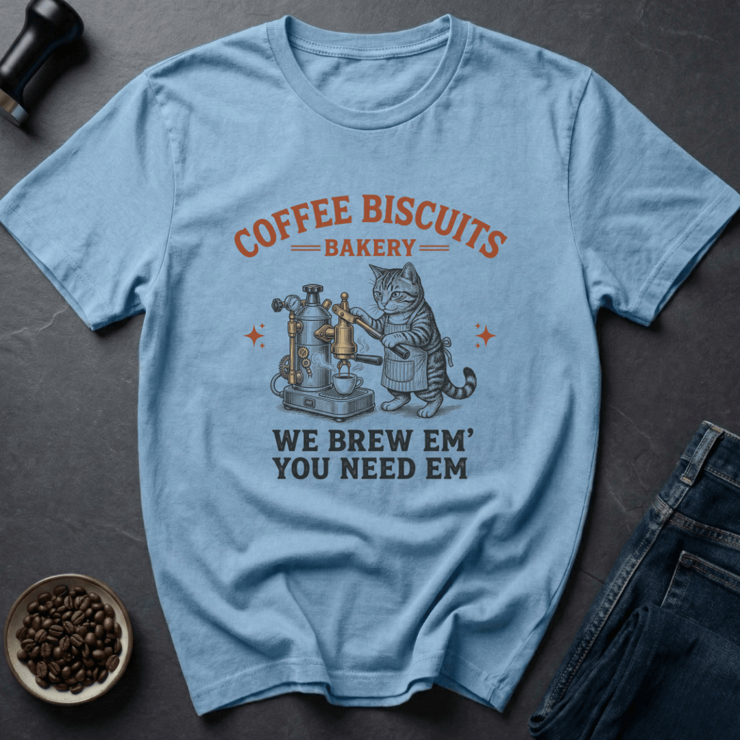 Coffee graphic Brew Boss T-Shirt in by Caffeine Dept