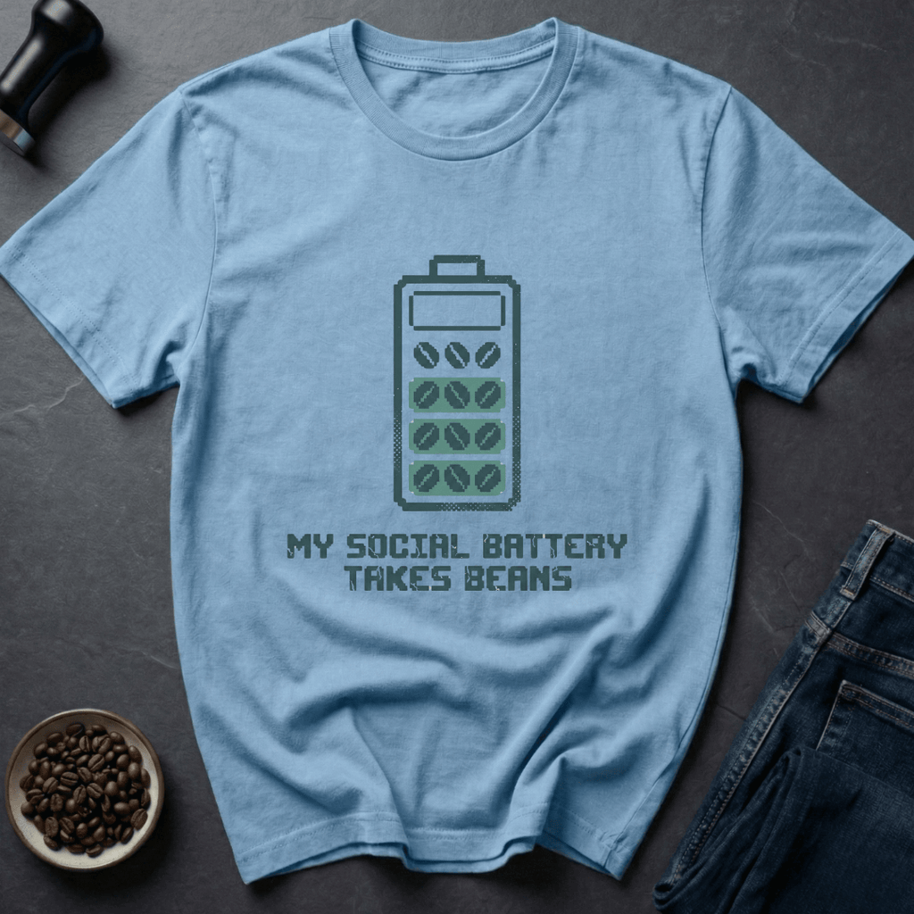 Coffee graphic Caffeine Charge T-Shirt in by Caffeine Dept