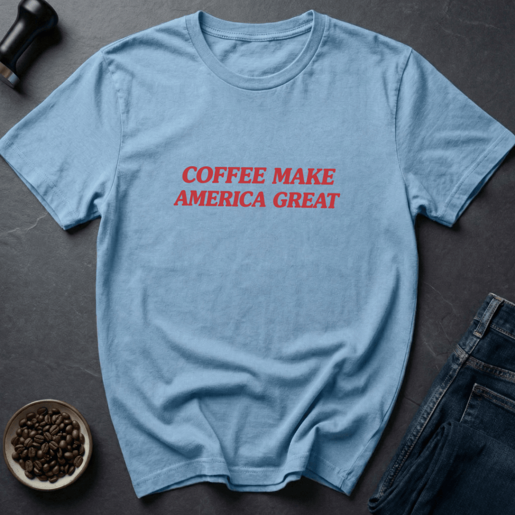 Coffee graphic Bean Nation T-Shirt in by Caffeine Dept