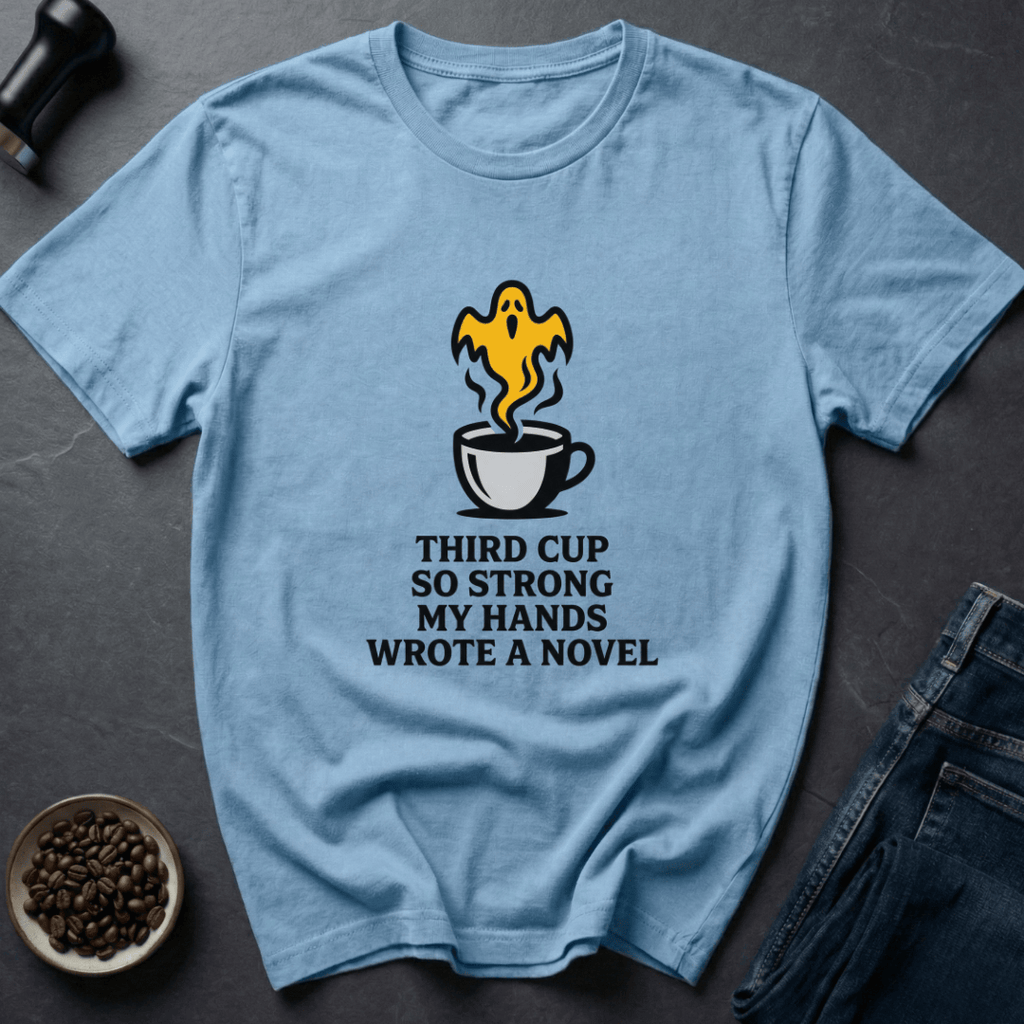 Coffee graphic Too Much Coffee T-Shirt in by Caffeine Dept