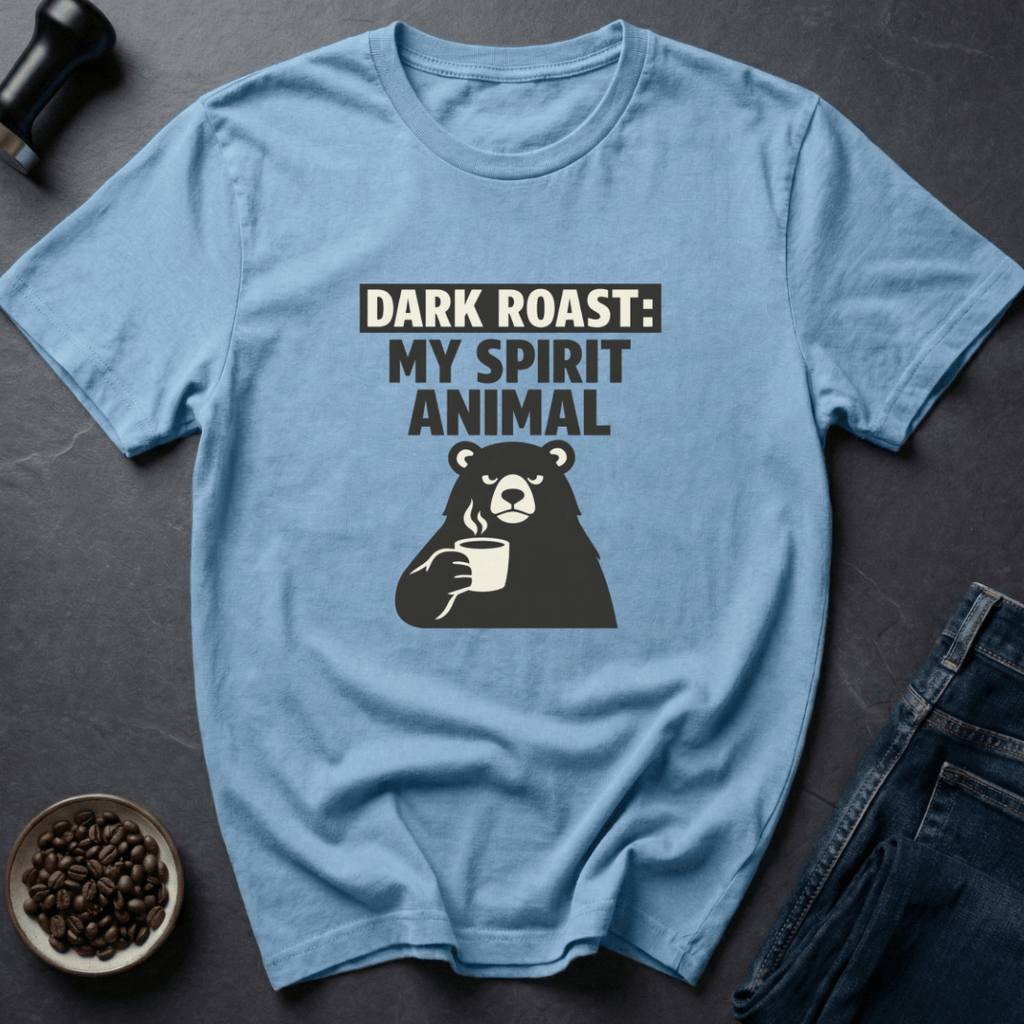 Coffee graphic Dark Roast T-Shirt in by Caffeine Dept