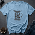 Coffee graphic Scan Coffee T-Shirt in by Caffeine Dept
