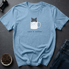 Coffee graphic Cats & Coffee T-shirt in by Caffeine Dept