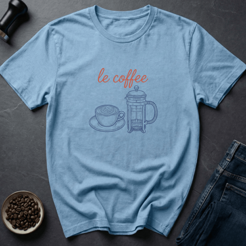 Coffee graphic Café Mood T-Shirt in by Caffeine Dept