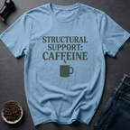 Coffee graphic Caffeine Support T-Shirt in by Caffeine Dept