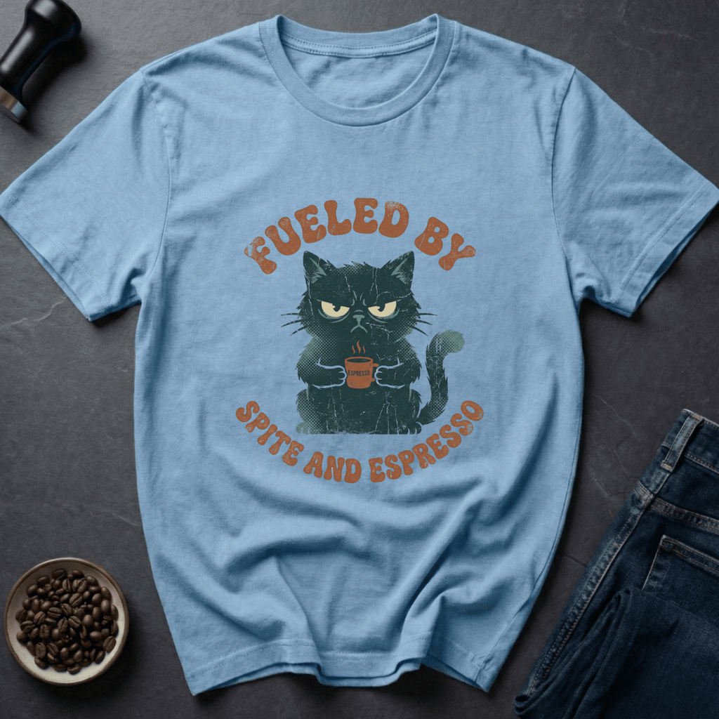 Coffee graphic Grumpy Espresso T-Shirt in by Caffeine Dept